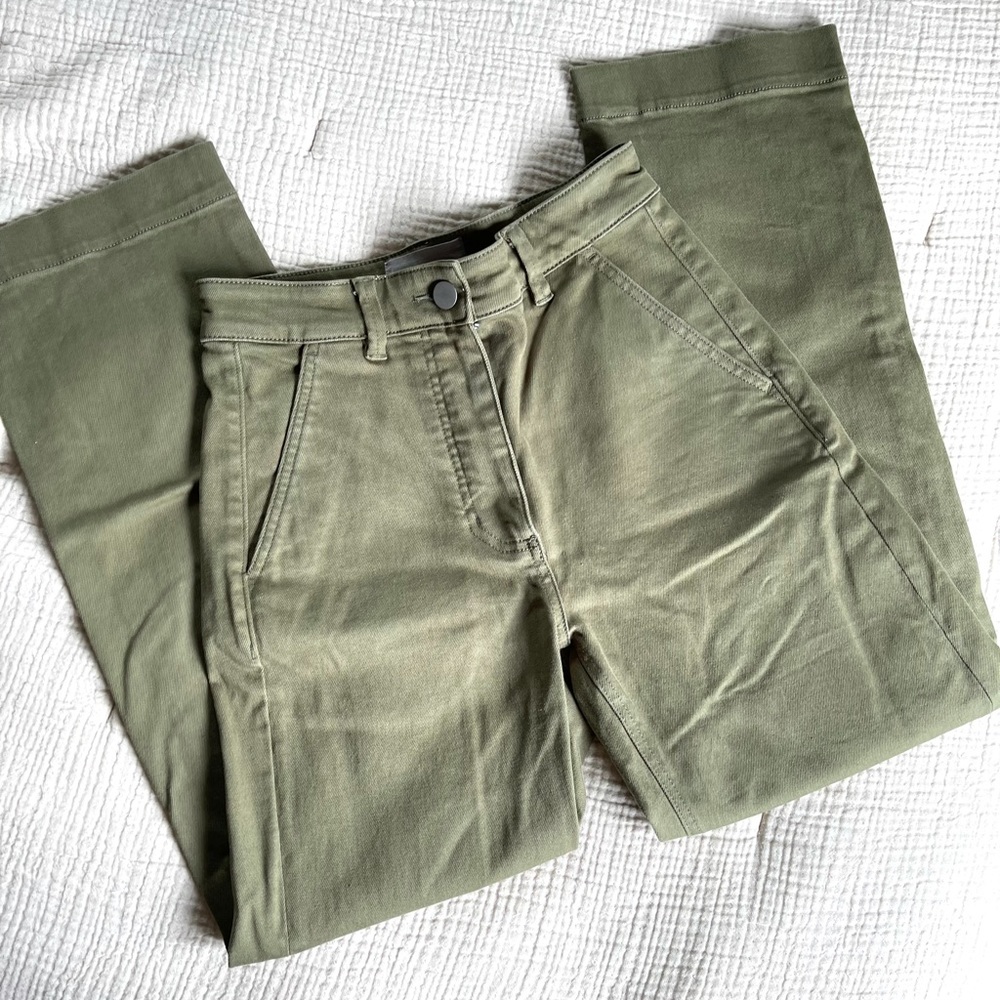 Everlane Straight Leg Crop Pants, Size 0
